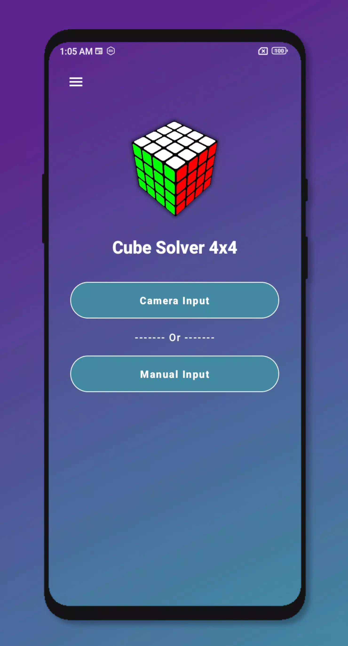 Rubik’s Cube Solver 4x4 Captura de pantalla 0