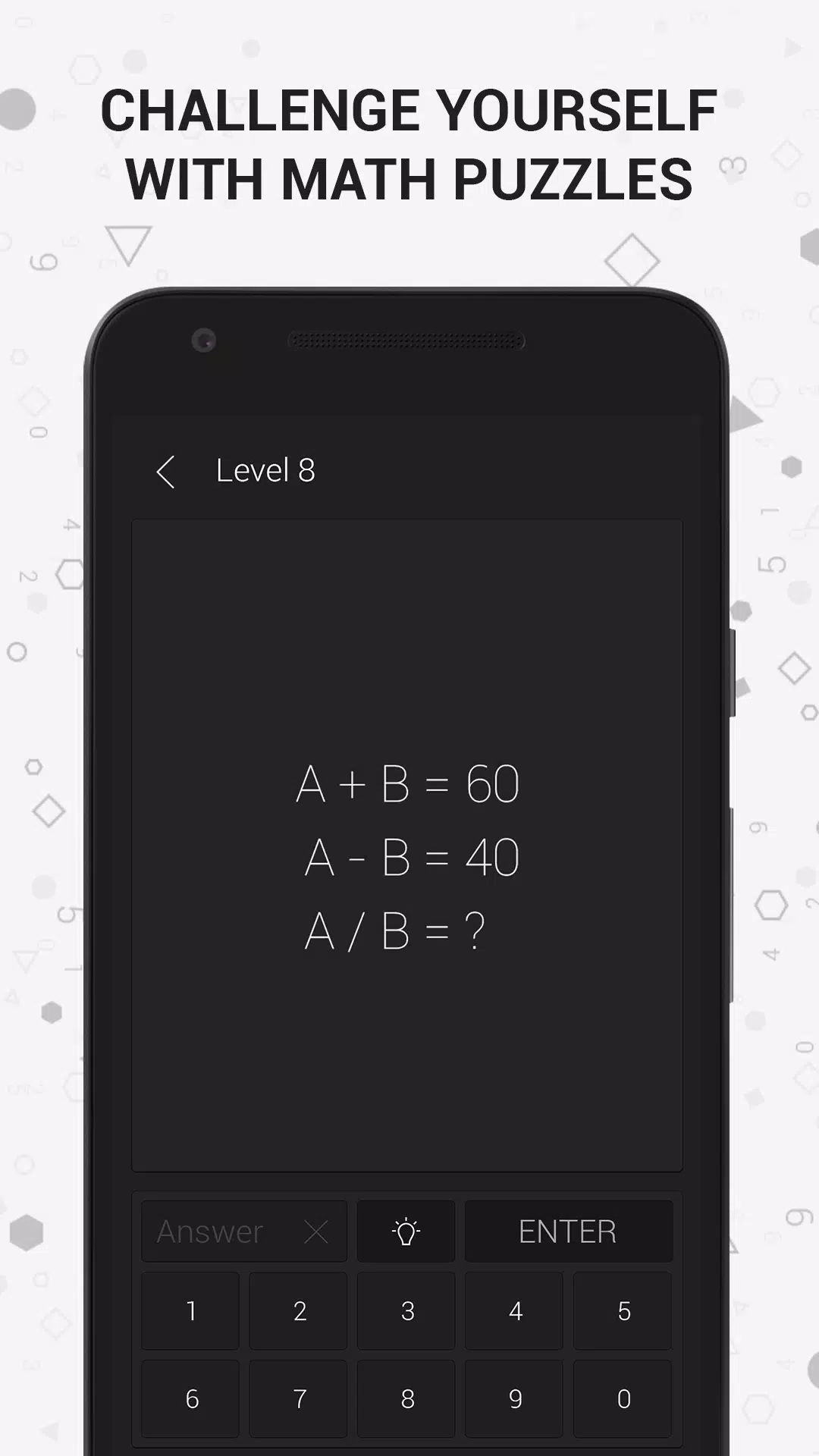 Schermata Math | Riddle and Puzzle Game 0