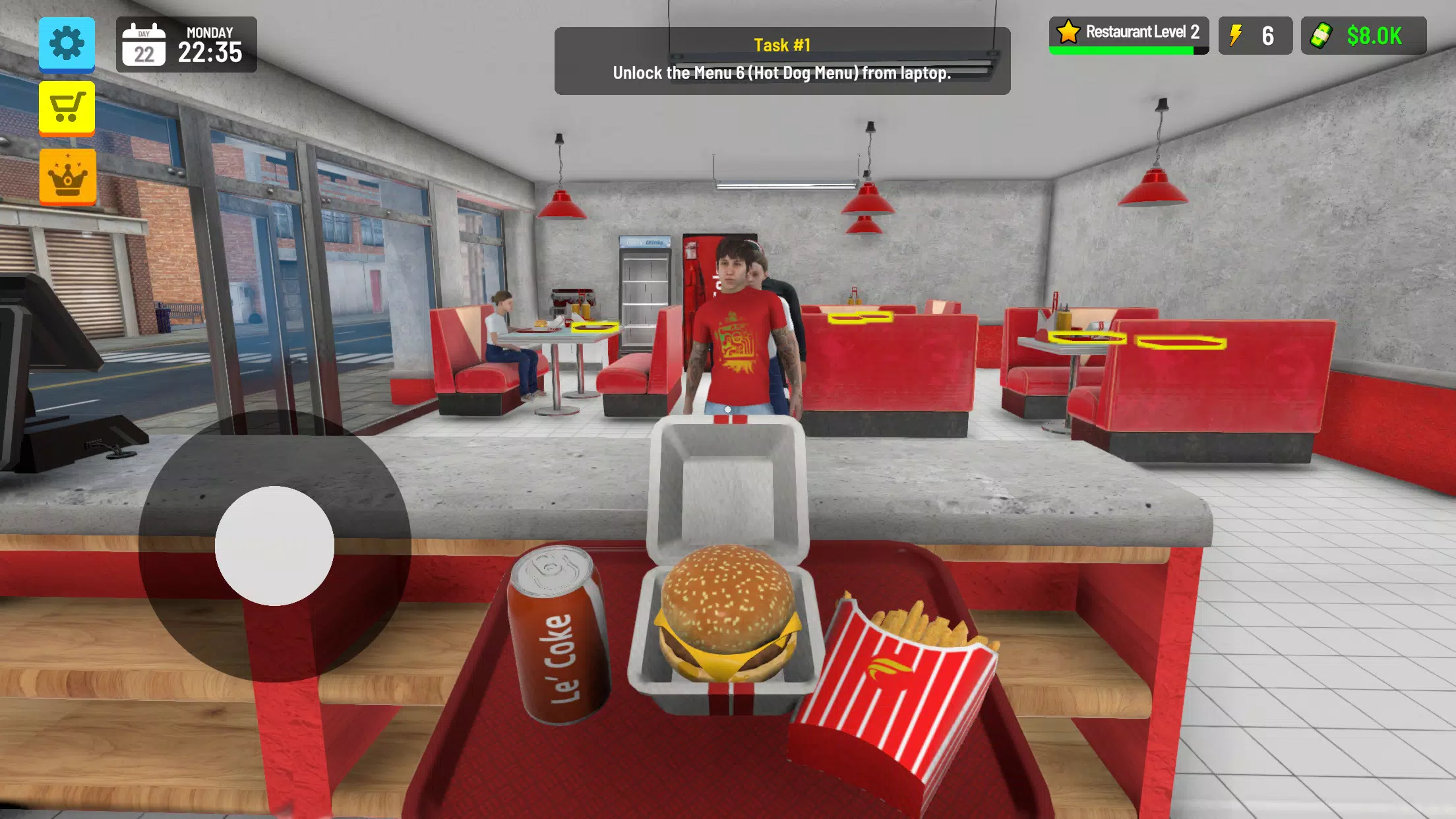 Burger Station Simulator 3D! Tangkapan skrin 0
