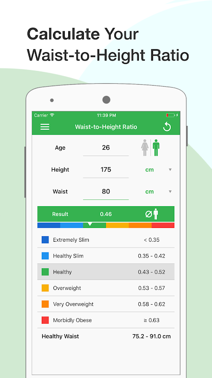 BMI Calculator: Weight Tracker Schermafbeelding 2