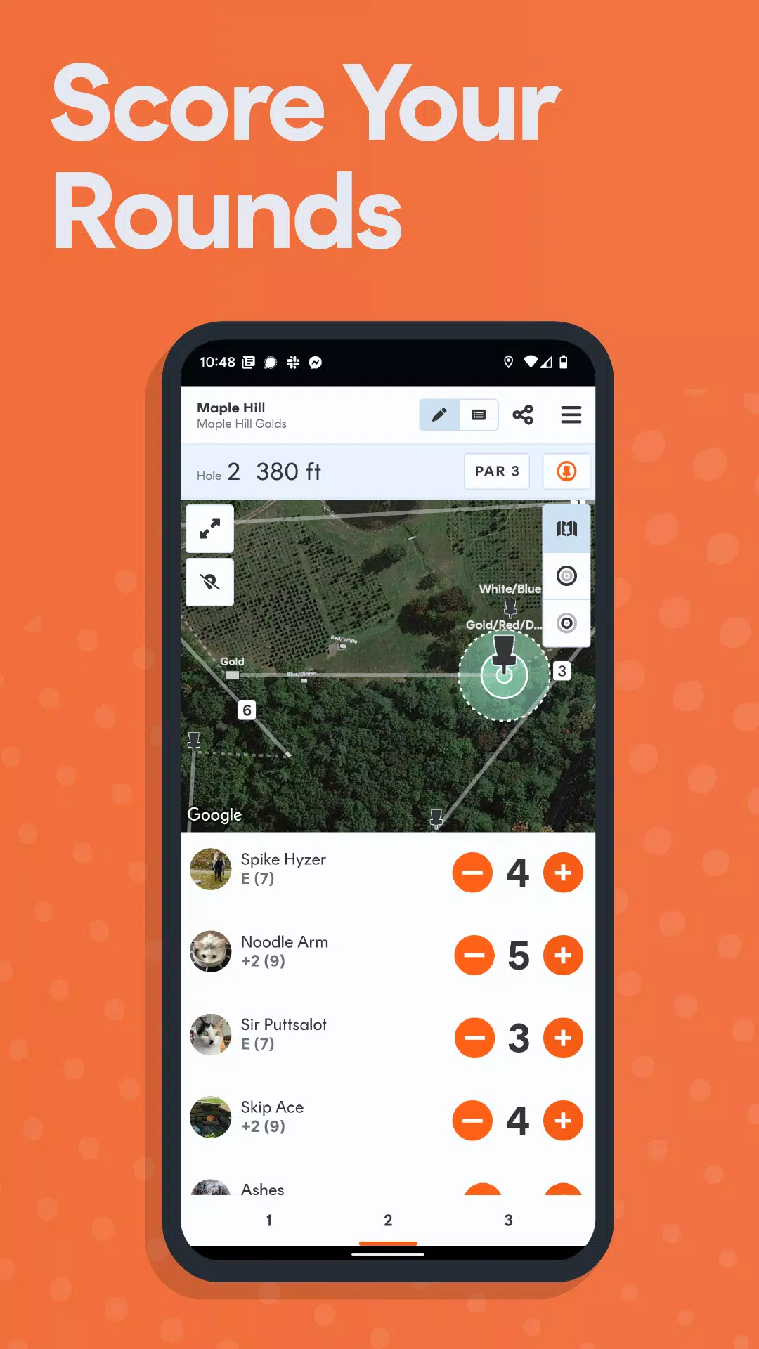 UDisc Disc Golf Captura de pantalla 2