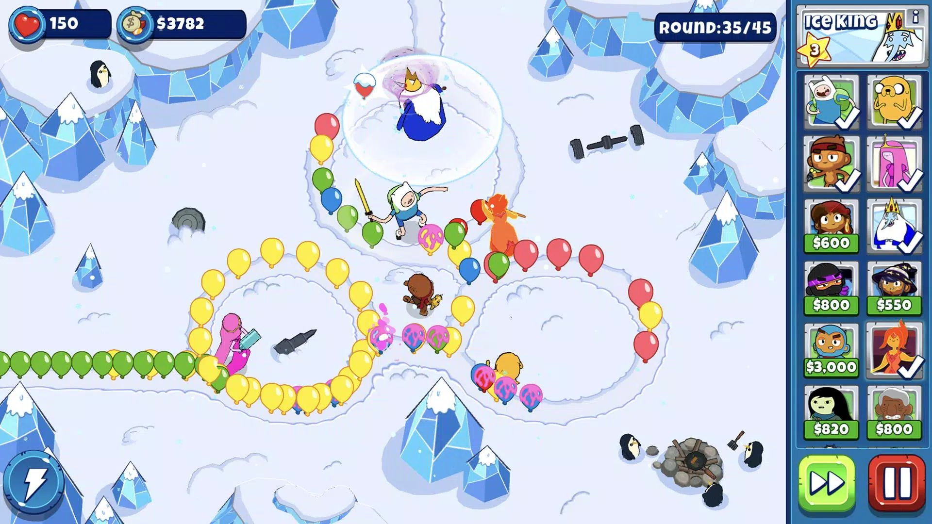 Bloons Adventure Time TD Скриншот 0