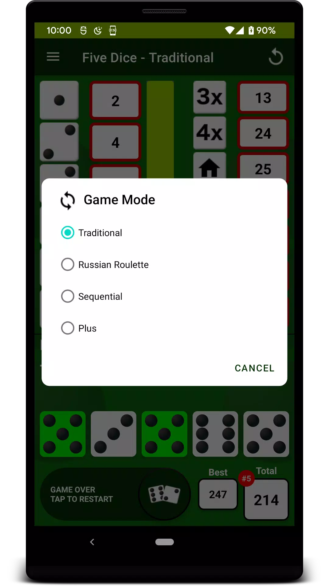 Five Dice Скриншот 3