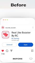 RC Real Like Follower Booster Tangkapan skrin 0