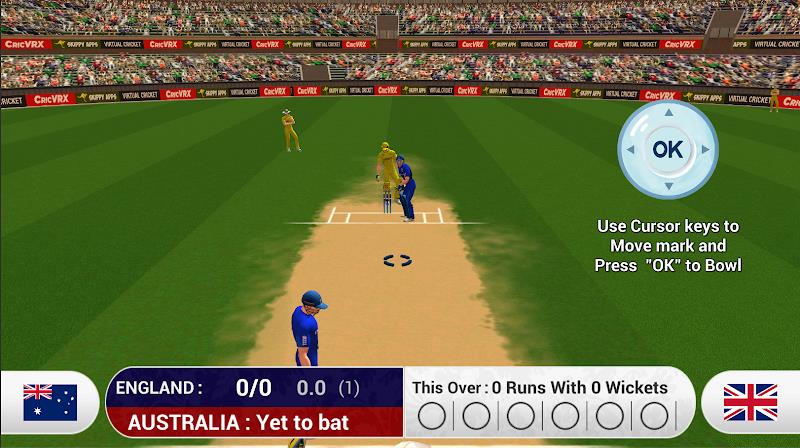 CricVRX TV - 3D Cricket Game Captura de tela 1