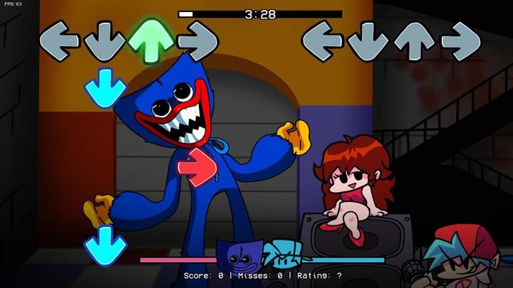 Poppy Huggy Wuggy FNF Playtime Captura de pantalla 1