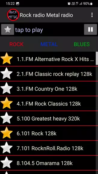 Schermata Rock + Metal radio 0