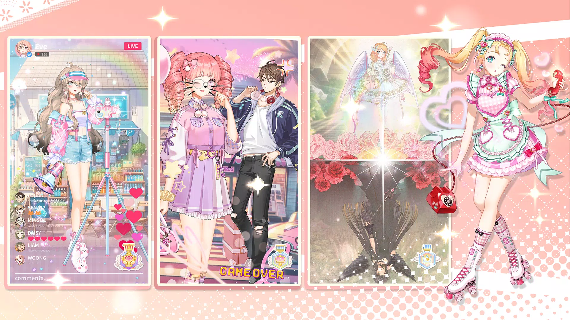 Schermata Eve Shop: Dress Up Anime Game 3