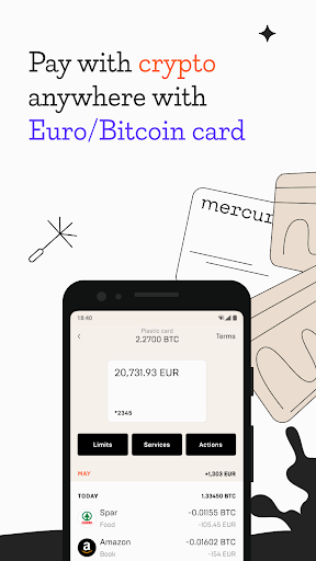 Mercuryo Bitcoin Cryptowallet スクリーンショット 3