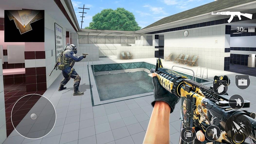 Anti Terrorist Shooting Games Mod স্ক্রিনশট 1