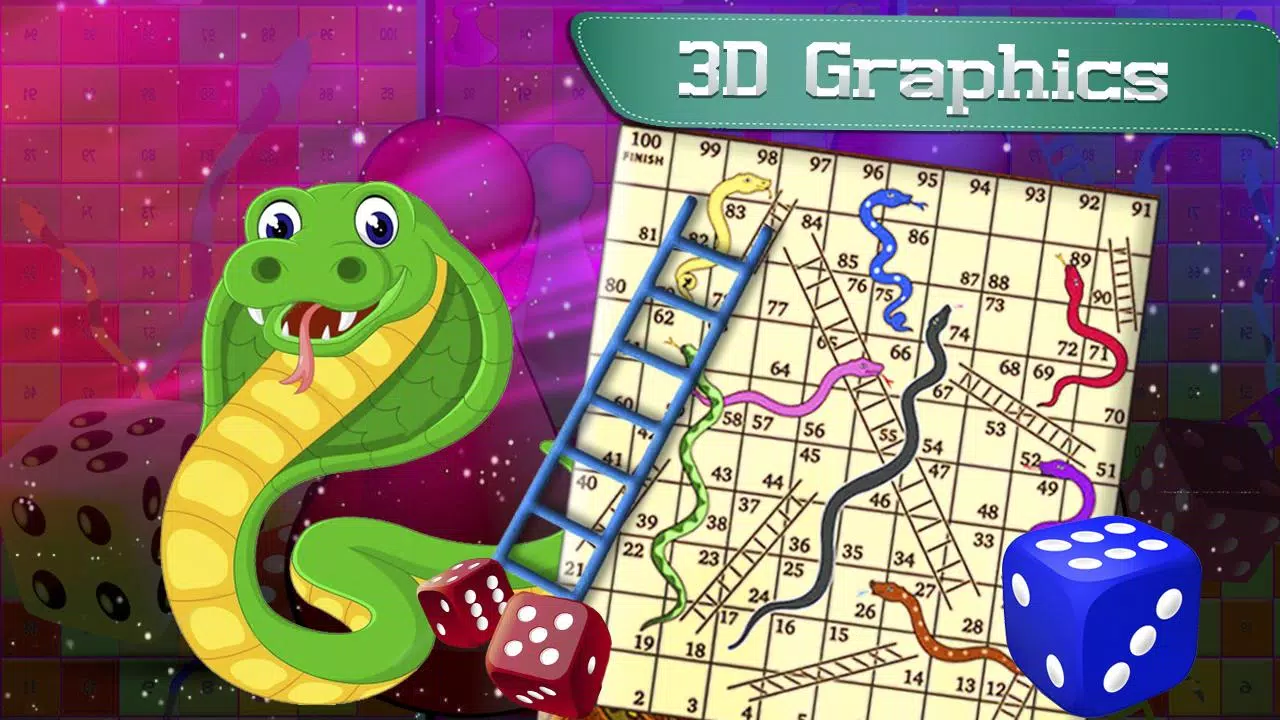 Ludo Snake and Ladder free game ဖန်သားပြင်ဓာတ်ပုံ 0