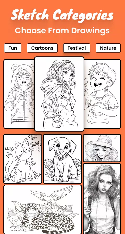Schermata Draw sketch : Sketch and Paint 1