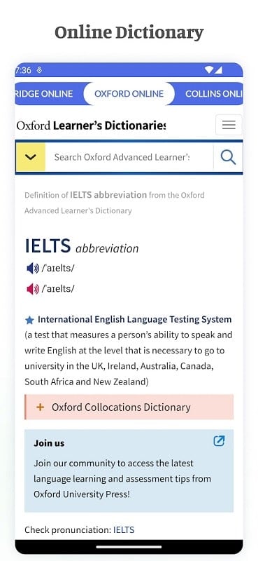 Oxford Vocabulary ภาพหน้าจอ 0