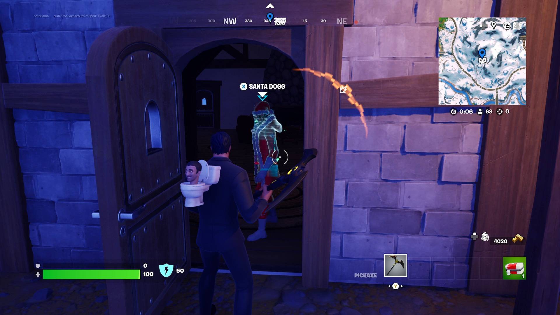 Fortnite Winterfest 2024 : 트레일을 추적하고 알 수없는 여행자를 심문