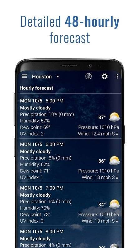 Transparent clock weather Pro Tangkapan skrin 3