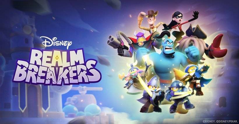 ภาพหน้าจอเกมเพลย์ Disney Realm Breakers