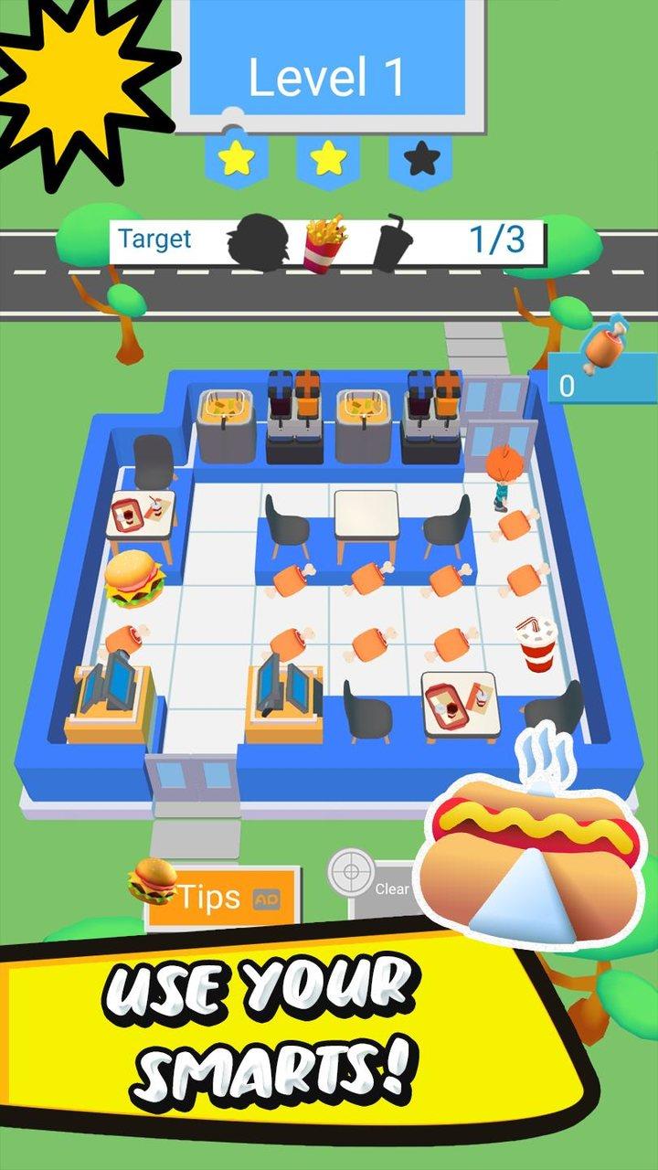 Sandwich Stack Restaurant game Скриншот 3