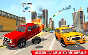 Traffic Car Shooting Games ဖန်သားပြင်ဓာတ်ပုံ 1