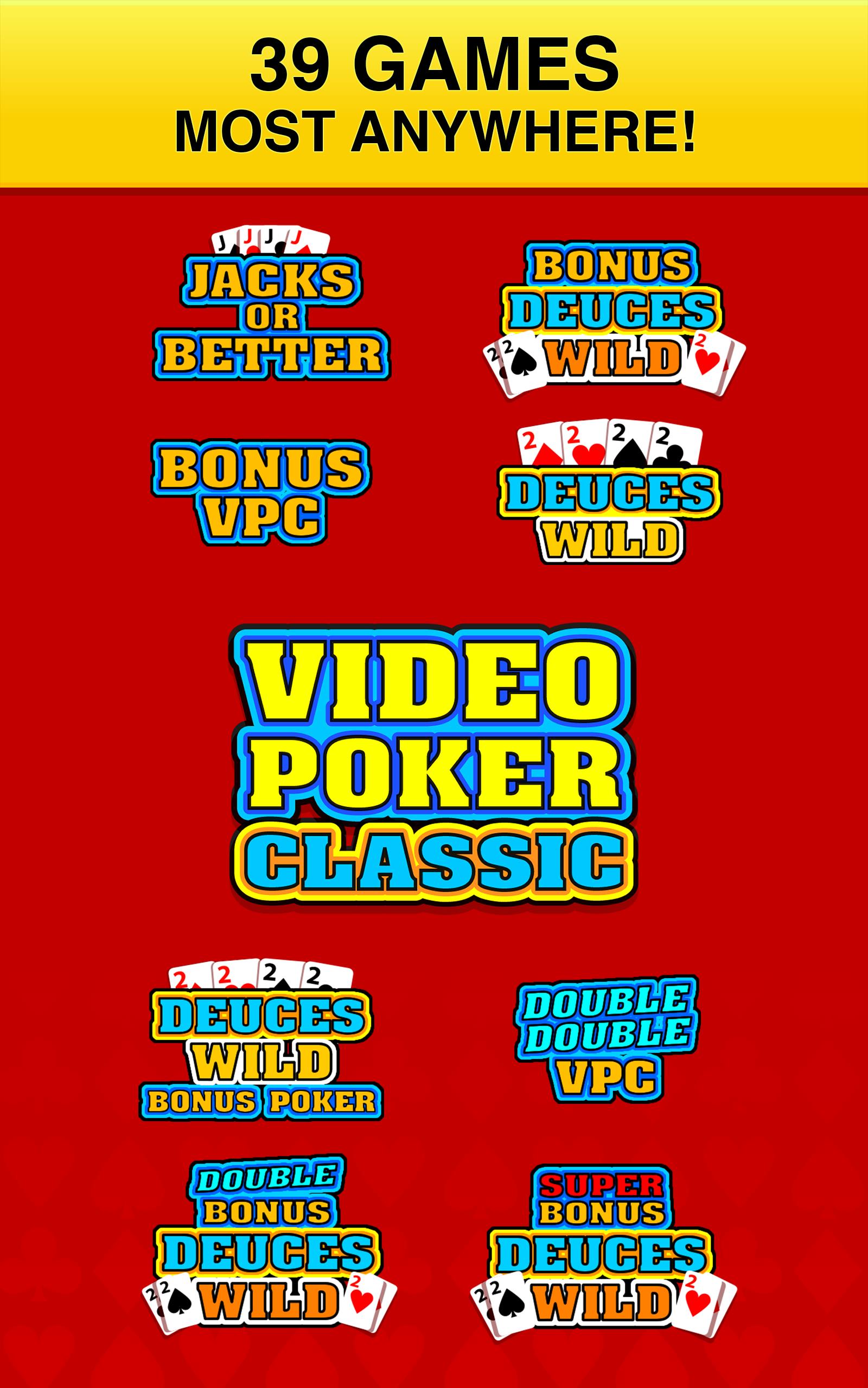 Video Poker Classic ® Capture d'écran 1