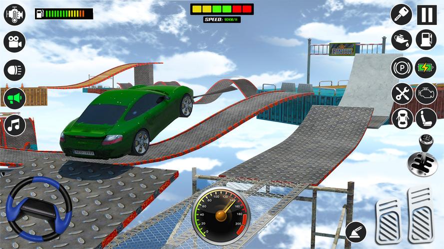 Mega Ramp Car Stunt Games 3d Screenshot 3