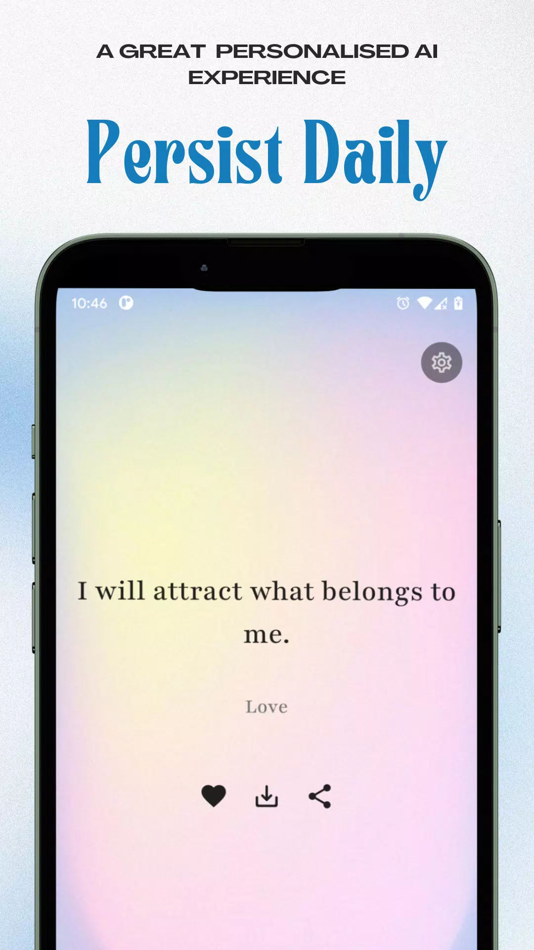 AI Uplift - Daily Affirmations應用截圖第1張