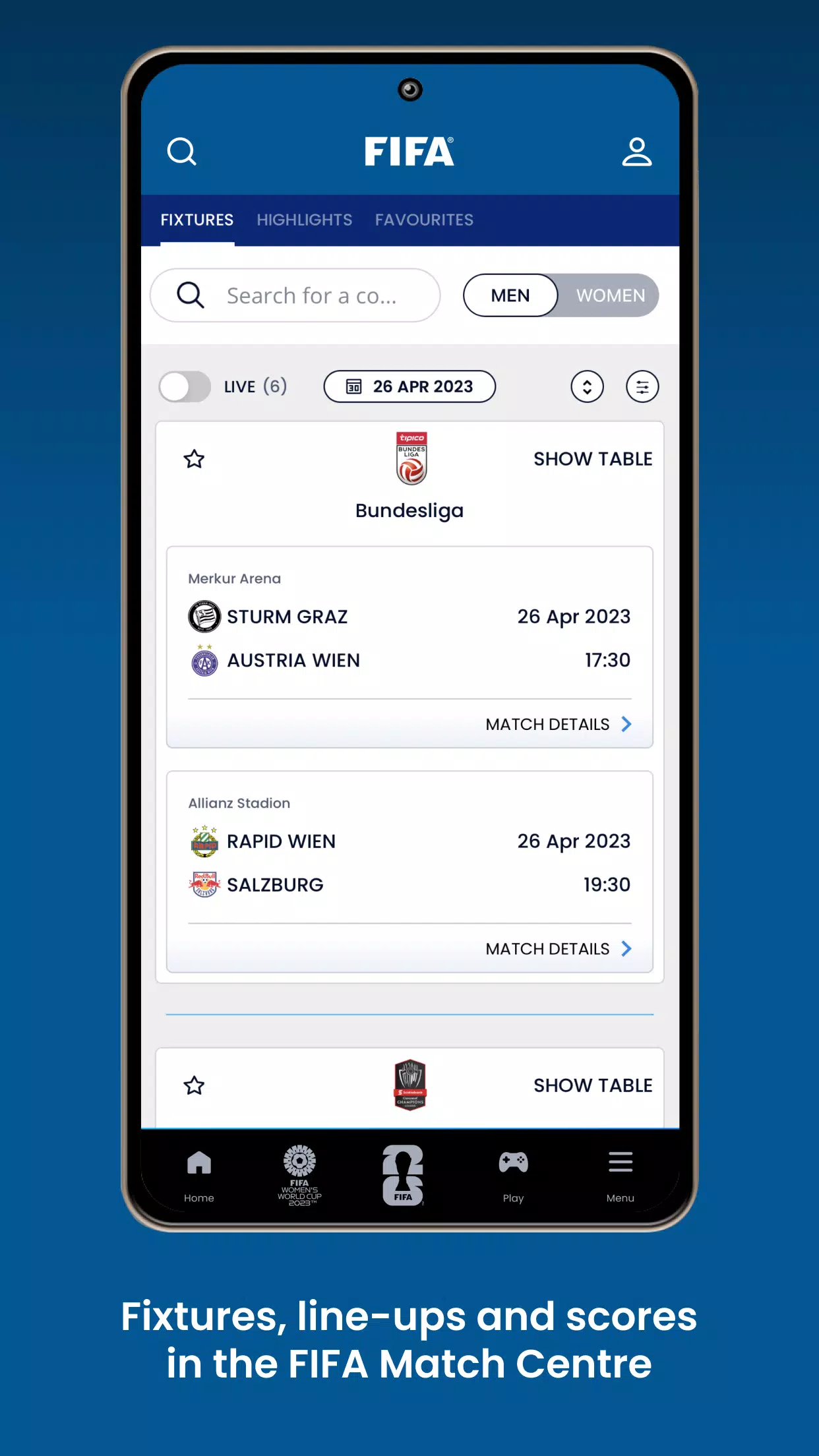 FIFA Official App Screenshot 2