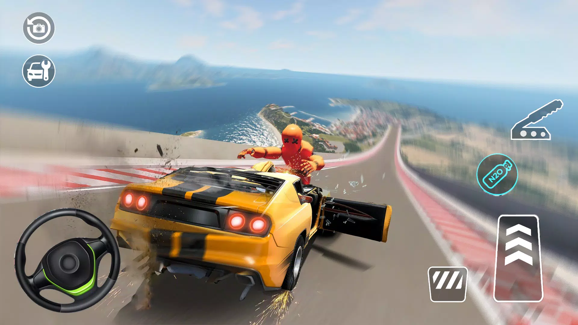 Car Crash Driving Test Game 3D 스크린샷 2