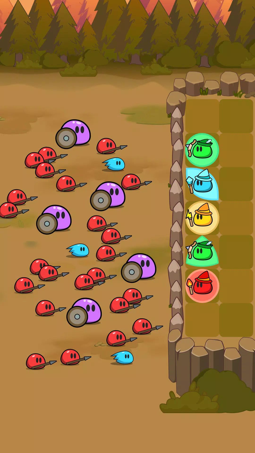 Slime Rush TD ဖန်သားပြင်ဓာတ်ပုံ 0