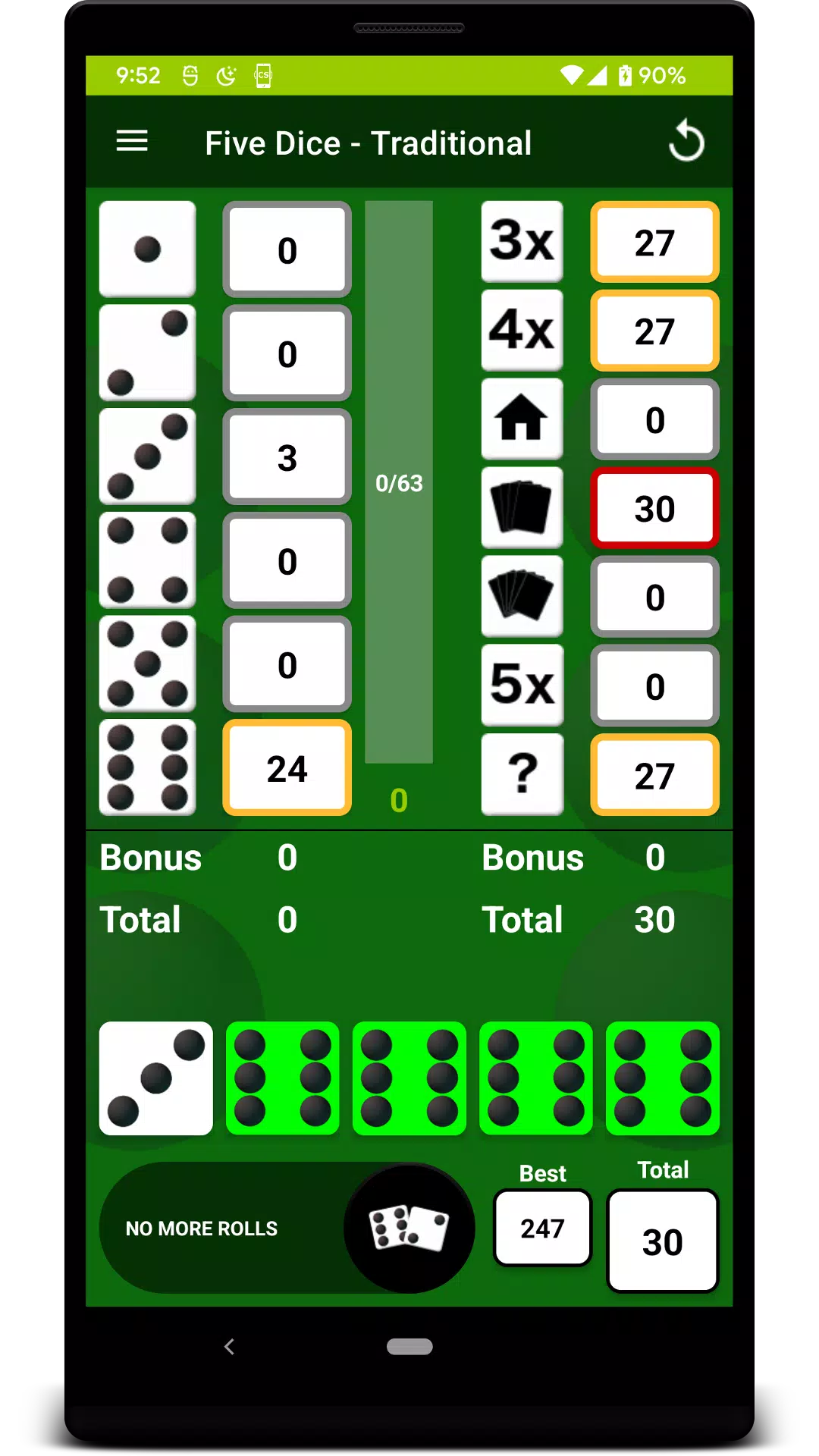 Five Dice Скриншот 0