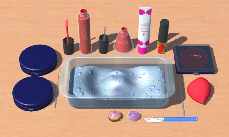 Makeup Slime Game! Relaxation Schermafbeelding 0