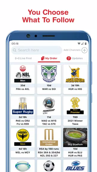 Tribe: Live Sports Scores应用截图第1张