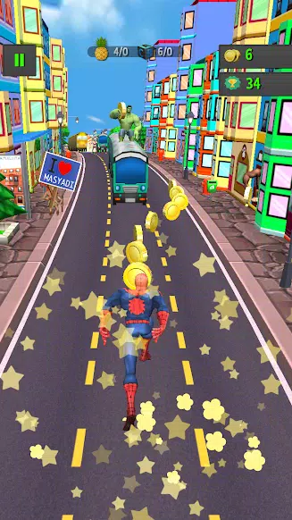 Subway Spider World Captura de pantalla 1