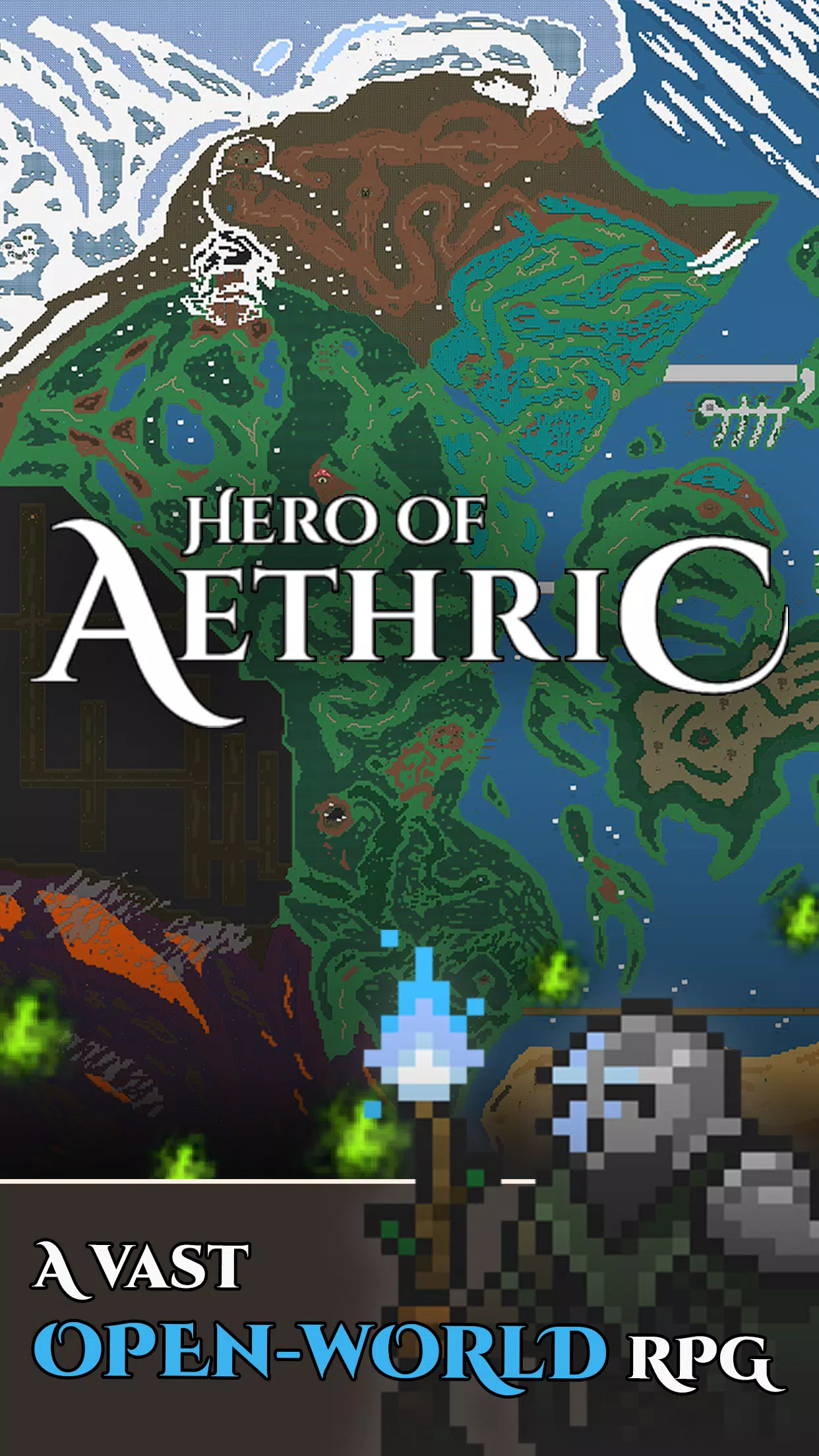 Hero of Aethric | Classic RPG Captura de pantalla 0