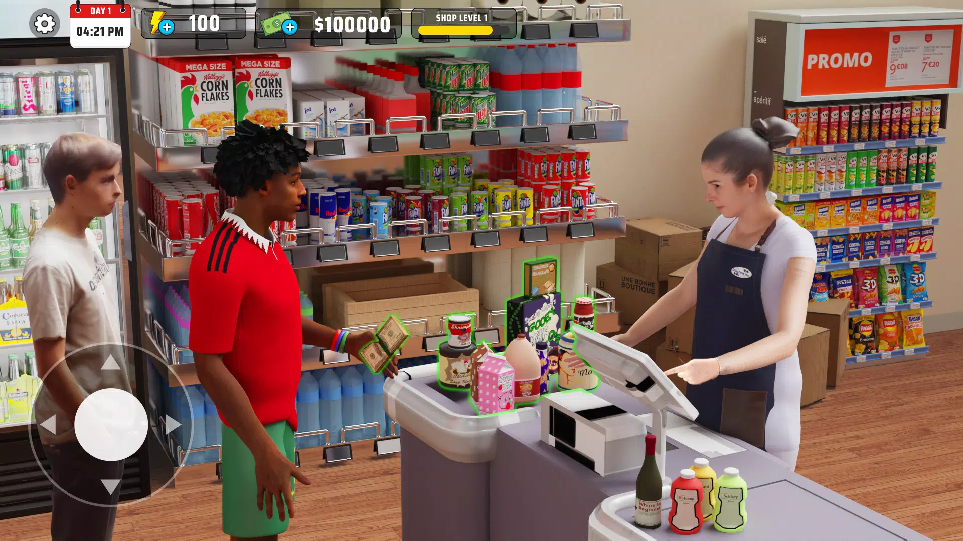 Supermarket Simulator City 3D Captura de tela 1