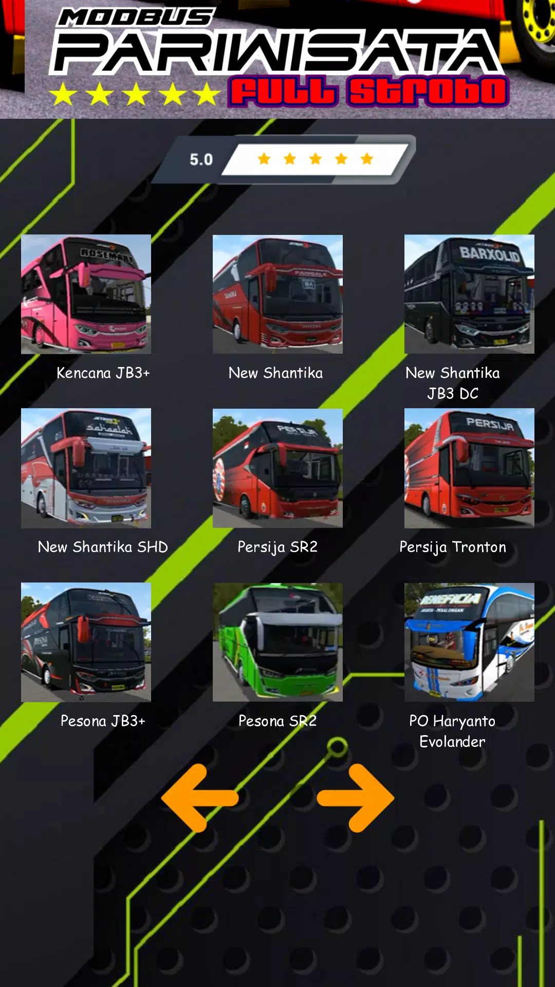 Mod Bus Pariwisata Full Strobo Captura de tela 2