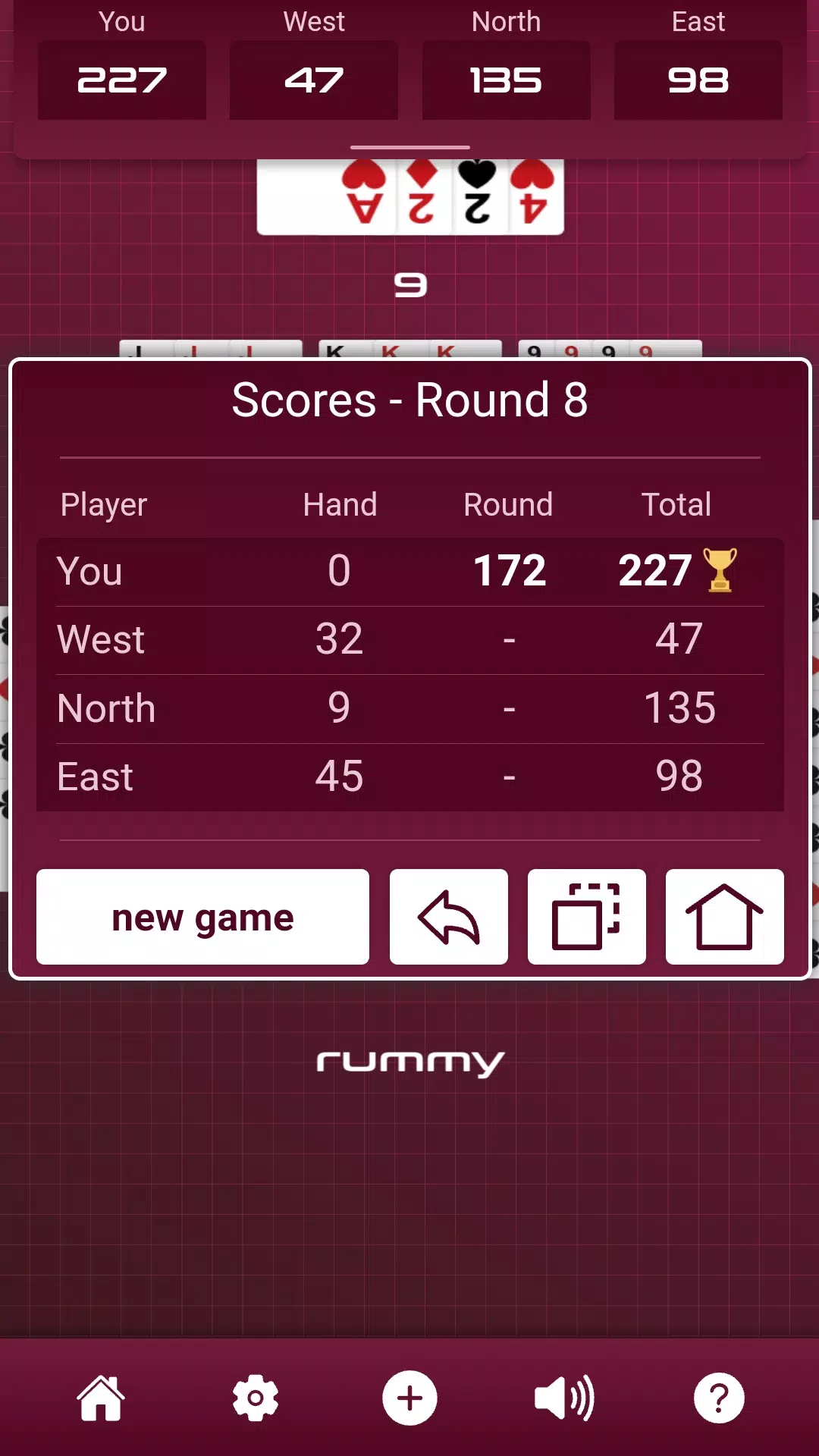 Rummy Odyssey Capture d'écran 3