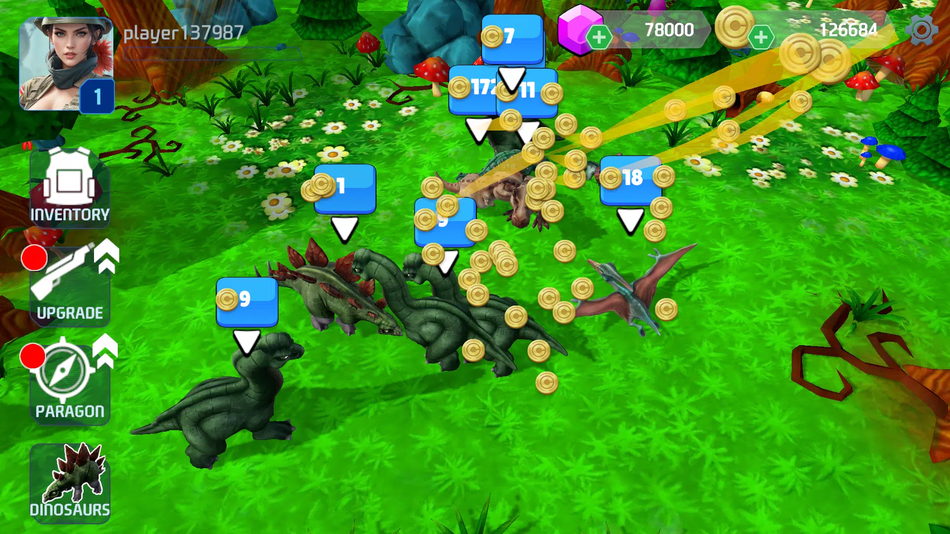 Dinosaur Park: Jurassic Chase स्क्रीनशॉट 0