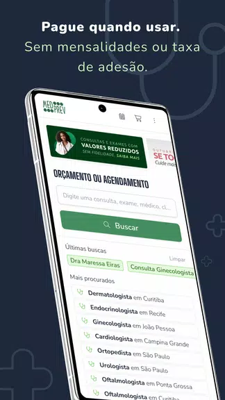 Medprev: Agende Médico e Exame Captura de tela 0