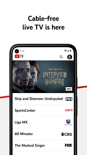 YouTube TV: Live TV & more Tangkapan skrin 0