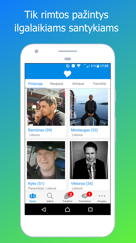 antrapuse.lt - Rimtos Pažintys Ekran Görüntüsü 0