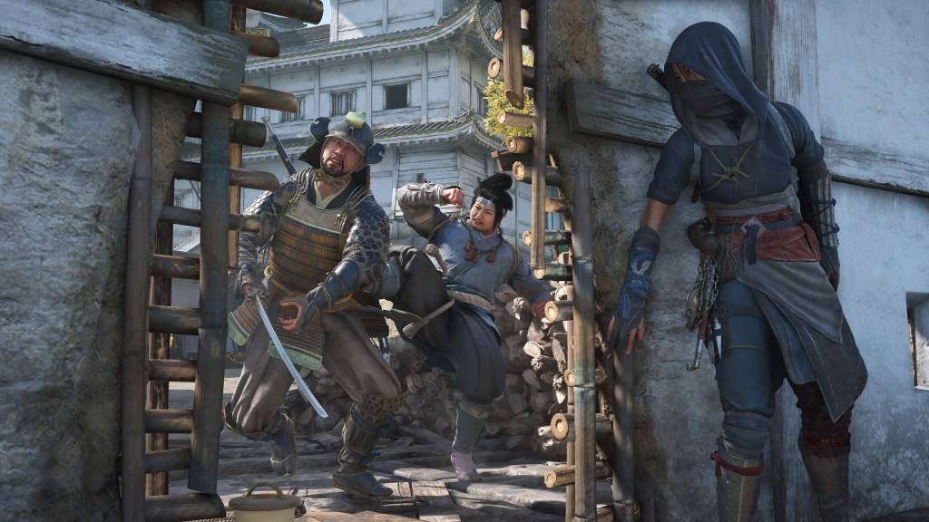 NAOE en Yaya werken samen om te vechten in Assassin's Creed Shadows, Image via Ubisoft