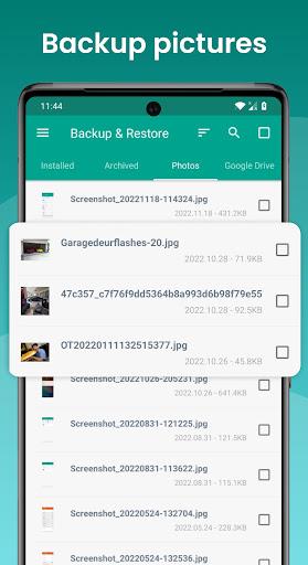 Backup and Restore - APP Screenshot 2