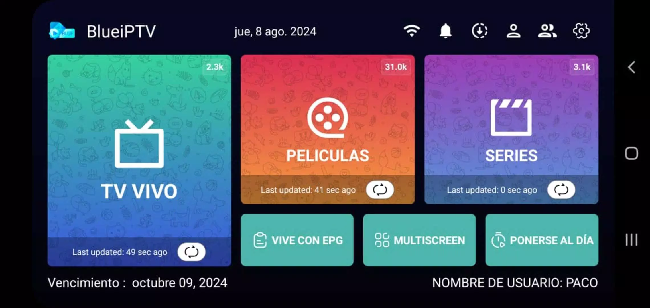 BlueiPTV Capture d'écran 0