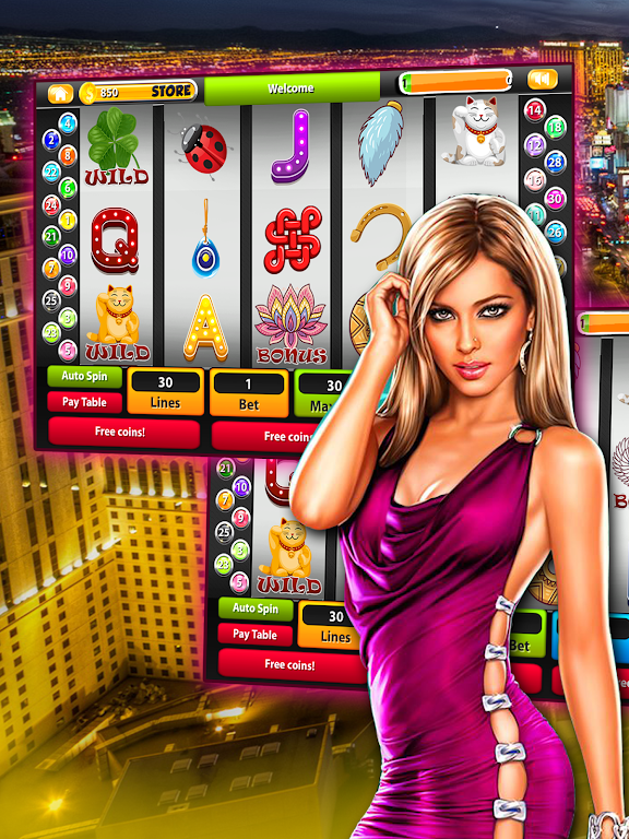 Lucky Vegas Slots - Free Vegas Captura de tela 2