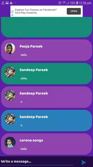 Mini Chat ROOM | Make New Friends Ekran Görüntüsü 2