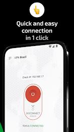 VPN Brazil - get Brazilian IP スクリーンショット 2