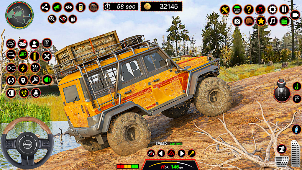 4x4 Jeep Driving Offroad Games ဖန်သားပြင်ဓာတ်ပုံ 0