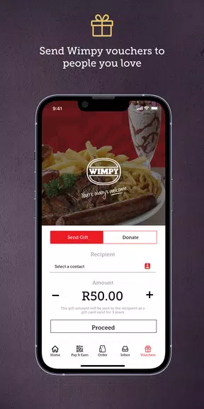 Wimpy Rewards App 스크린샷 1