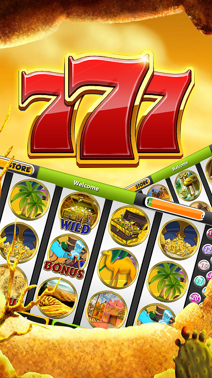 Desert Treasure Slot Machine 7 Captura de pantalla 1