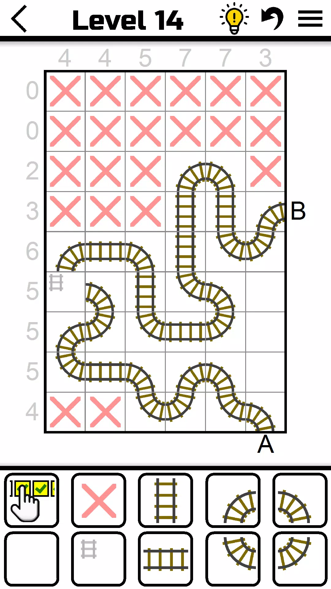 Train Tracks Puzzle スクリーンショット 1